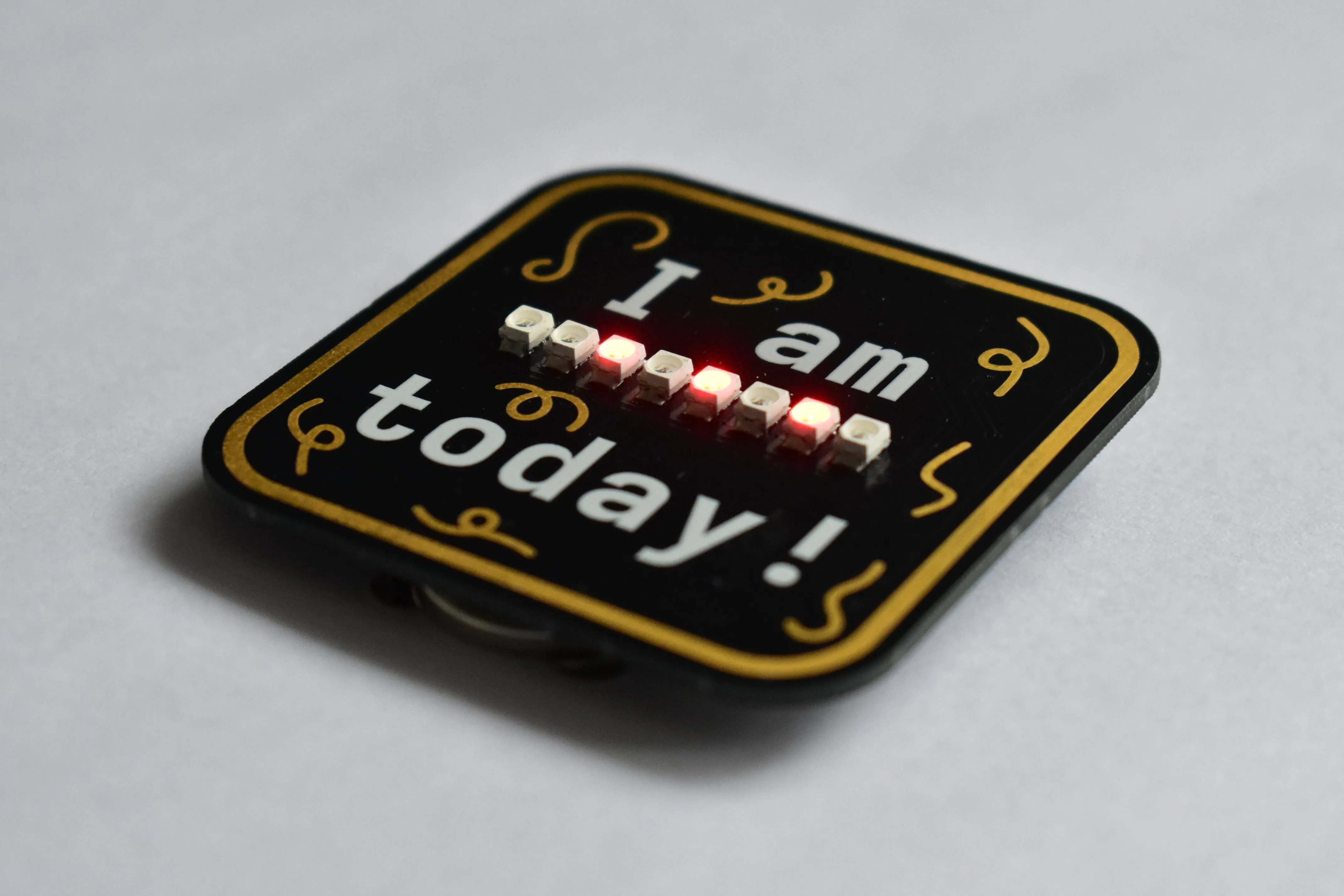 Binary Birthday Badge